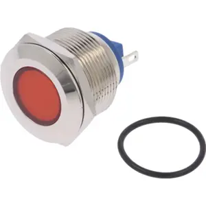 Indicador LED 24V Ø22mm - vermelho