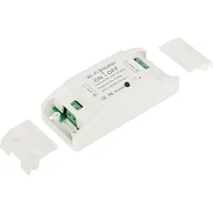 Módulo interruptor inteligente WiFi 10A 2400W (compatível c/ Tuya)