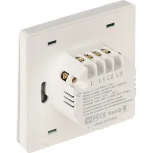 Interruptor Triplo Smart WiFi de encastrar (compatível c/ Tuya)