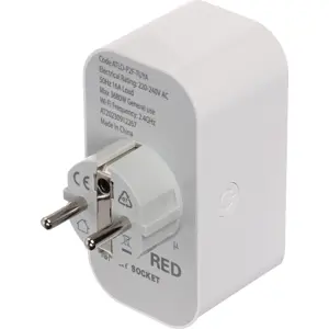 Tomada dupla Inteligente Wi-Fi c/ medidor de consumo 3680W (compatível c/ Tuya)