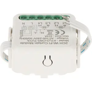 Módulo controlador inteligente WiFi doble para control de persianas eléctricas (compatible con Tuya)