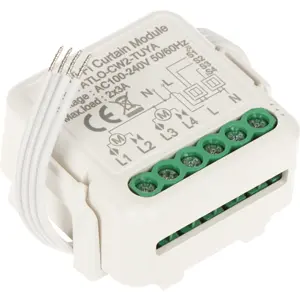 Módulo controlador inteligente WiFi doble para control de persianas eléctricas (compatible con Tuya)