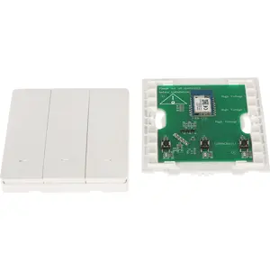 Interruptor Triplo Smart WiFi de encastrar (compatível c/ Tuya)