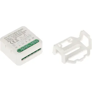 Módulo interruptor duplo p/ iluminação LED 2x150W 2x5A inteligente WiFi (compatível c/ Tuya)