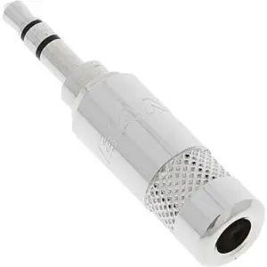 Ficha Jack 3.5mm STEREO macho metálica