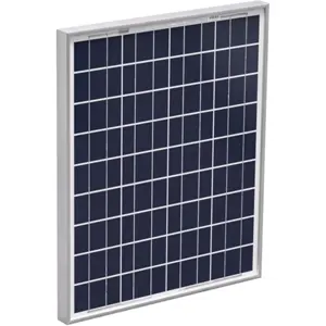 Painel fotovoltaico policristalino 12V (18V) 1.12A 20W - 420x340mm