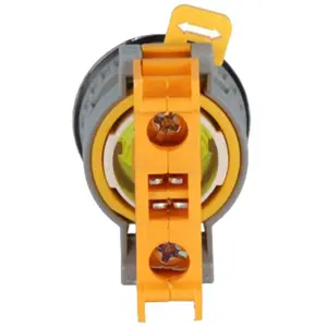 Sinalizador luminoso Ø22mm s/ lâmpada BA9S - amarelo