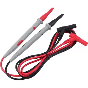Pontas de prova para multímetro Ø4mm CAT.II/1000V - com clips de crocodilo