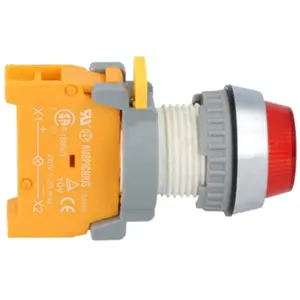 Sinalizador luminoso Ø22mm s/ lâmpada BA9S - vermelho