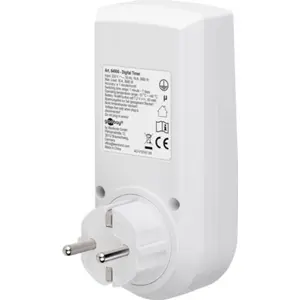 Tomada horária digital diária e semanal 3600W
