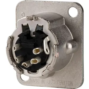 Ficha Cannon (XLR) 5 pines macho para panel