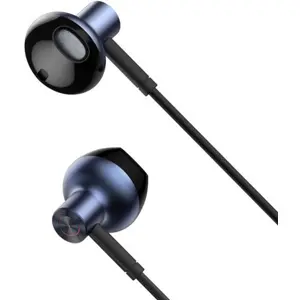 Auriculares earbuds com microfone e Jack 3.5mm - preto