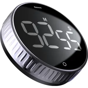 Temporizador de cozinha digital rotativo c/ íman 1-99min