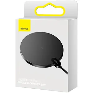 Carregador Qi sem fios por indução Wireless c/ display de potência 15W