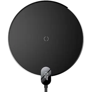 Carregador Qi sem fios por indução Wireless c/ display de potência 15W