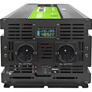 Inversor 48VDC ➝ 230V onda sinusoidal pura 5000W c/ Display LCD