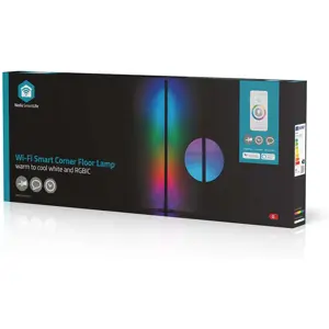 Barra LED RGB-W CCT vertical decorativa inteligente WiFi (compatível c/ Tuya) IP20 - 100cm
