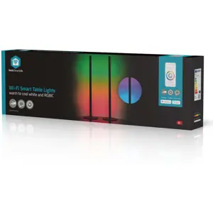 Conjunto de 2 barras LED RGB-IC vertical decorativa inteligente WiFi (compatível c/ Tuya) IP20 - 55cm