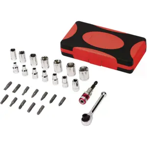 Conjunto de bits e chaves de caixa - 28 peças
