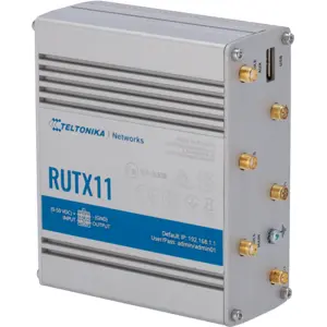 Router industrial 4G LTE Cat6 Dual-SIM c/ 4 x portas Gigabit + WiFi + BLE + USB + I/O digital