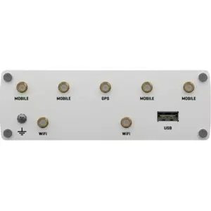 Router industrial 5G Dual-SIM c/ 5 x portas Gigabit + WiFi + USB + I/O digital
