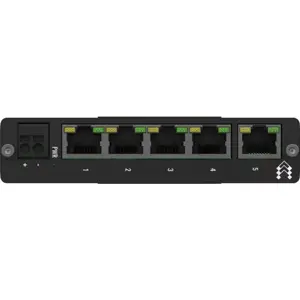 Switch 5P 10/100Mbps para calha DIN