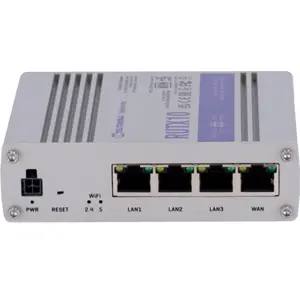 Router industrial VPN c/ 4 x portas Ethernet Gigabit + WiFi + BLE + USB + I/O digital