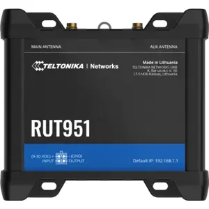 Router industrial 4G LTE Cat4 Dual-SIM c/ 4 x portas Ethernet + WiFi + I/O digital