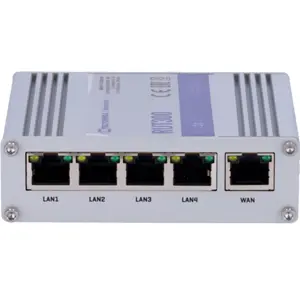 Router industrial VPN c/ 5 x portas Ethernet 10/00Mbps + USB + I/O digital