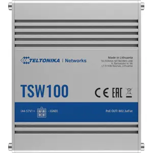 Switch 5P (4PoE+) Industrial Gigabit 10/100/1000Mbps