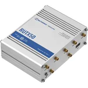 Router industrial 5G Dual-SIM c/ 5 x portas Gigabit + WiFi + USB + I/O digital
