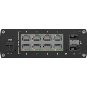 Switch 8P (8PoE+) + 2SFP Gigabit Gerenciável L2
