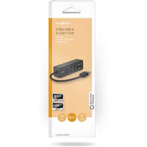 Hub USB 3.0 de 3 portas e leitor de cartões (micro) SD - 5 Gbit/s