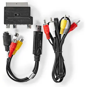 Placa de captura de vídeo USB2.0 compatível com AV e S-Video