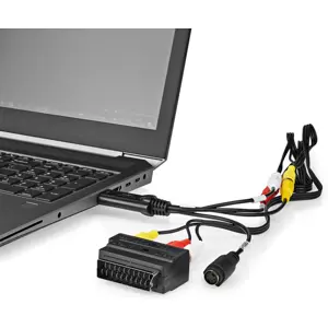 Placa de captura de vídeo USB2.0 compatível com AV e S-Video