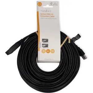 Cabo extensão activo USB 2.0 A macho - USB-A fêmea 20.0m