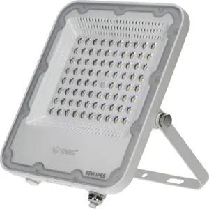 Projetor 230VAC 50W 3000K (branco quente) 4700lm IP65 - Branco