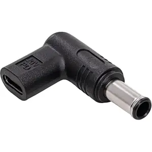 Adaptador de fonte universal USB-C (PD) ➝ Ø6.5x4.4mm + Pino