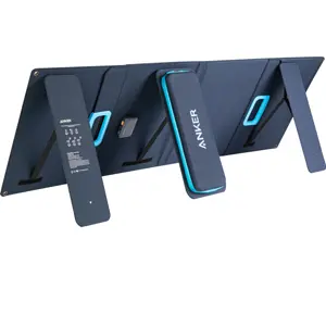 Painel fotovoltaico monocristalino dobrável 100W - 1446x525x45mm