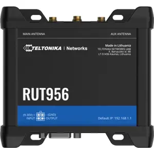 Router industrial 4G LTE Cat4 Dual-SIM c/ 4 x portas Ethernet + WiFi + USB + I/O digital + RS232 + RS485