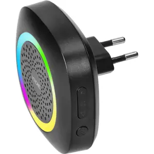 Campainha sem fios 230Vac RGB com 60 melodias - alcance 300m - IP44