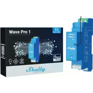 Módulo para calha DIN c/ 1 relé para automação Z-Wave™ - 110/240VAC 16A (contacto seco)