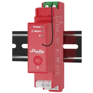 Módulo para calha DIN c/ 1 relé e medição de energia para automação Z-Wave™ - 110/240VAC 16A