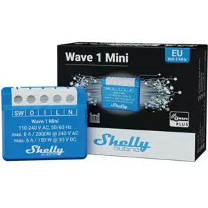 Mini módulo interruptor para automação Z-Wave™ 1 canal 8 A (contacto seco)