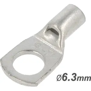 Terminal de olhal não isolado (4mm²) M6 Ø6.3mm