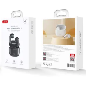 Auriculares earbuds TWS Bluetooth 5.3 c/ estojo de bateria - Preto