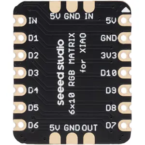 Módulo matriz de 60 LEDs RGB (6x10) para microcontrolador XIAO