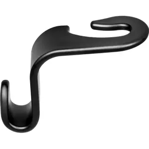 Conjunto de 4 ganchos para asiento de coche - máx. 20kg - negro