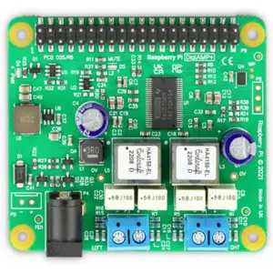 Placa de som HD Estéreo c/ Amplificação 2x35W p/ Raspberry Pi (HAT 40 pin)