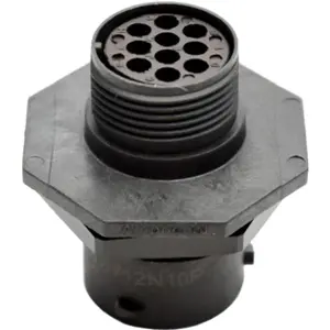 Ficha 10 pinos macho (sem terminais) para painel 5A 250V IP68